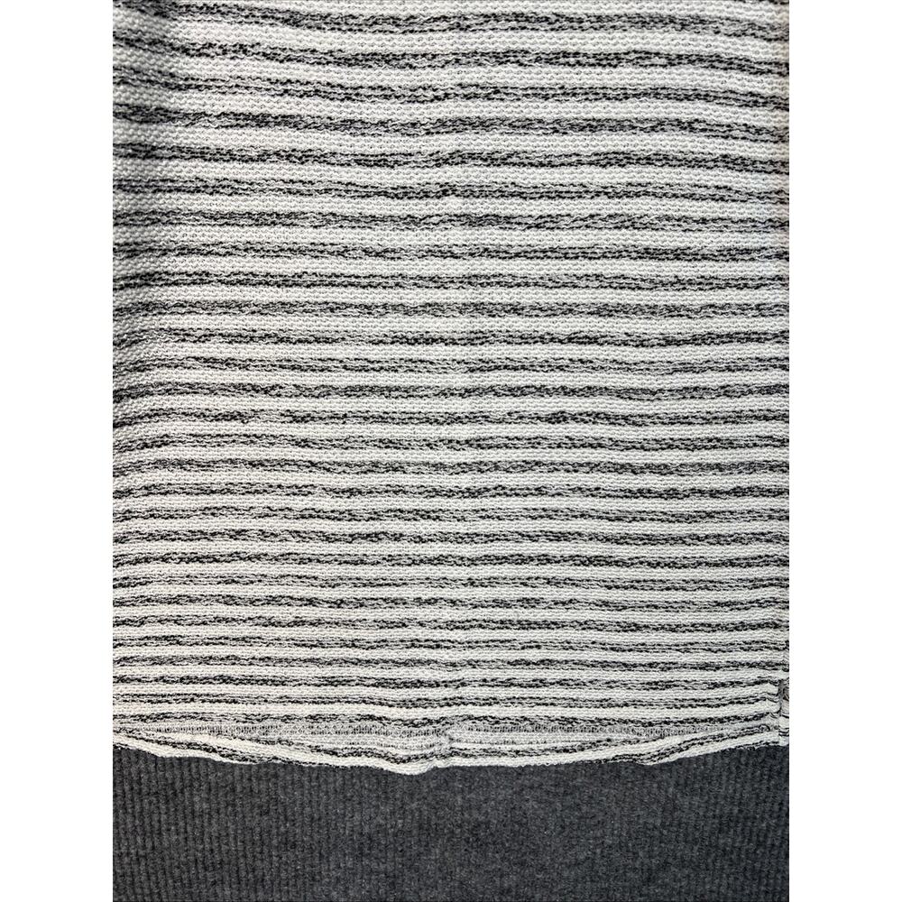Lou & Grey Womens Textured Striped Top Size Large Neutral Bohemian Coastal - Picture 3 of 8
